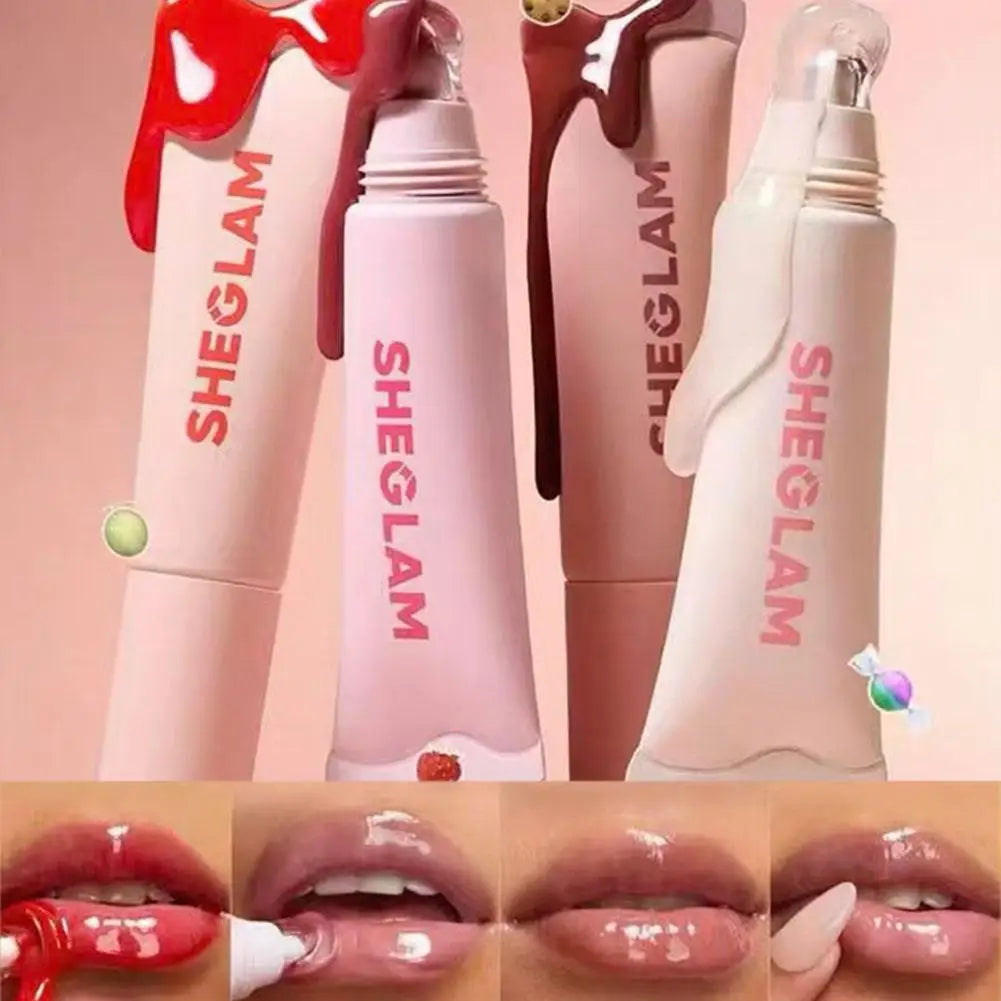 SHEGLAM Moisturizing Tinted Lip Gloss CANOY LANE COCOACOOKIE STRAWBERRY MELON POP Soin Hydratant Pour Levres Brand Lip Oil