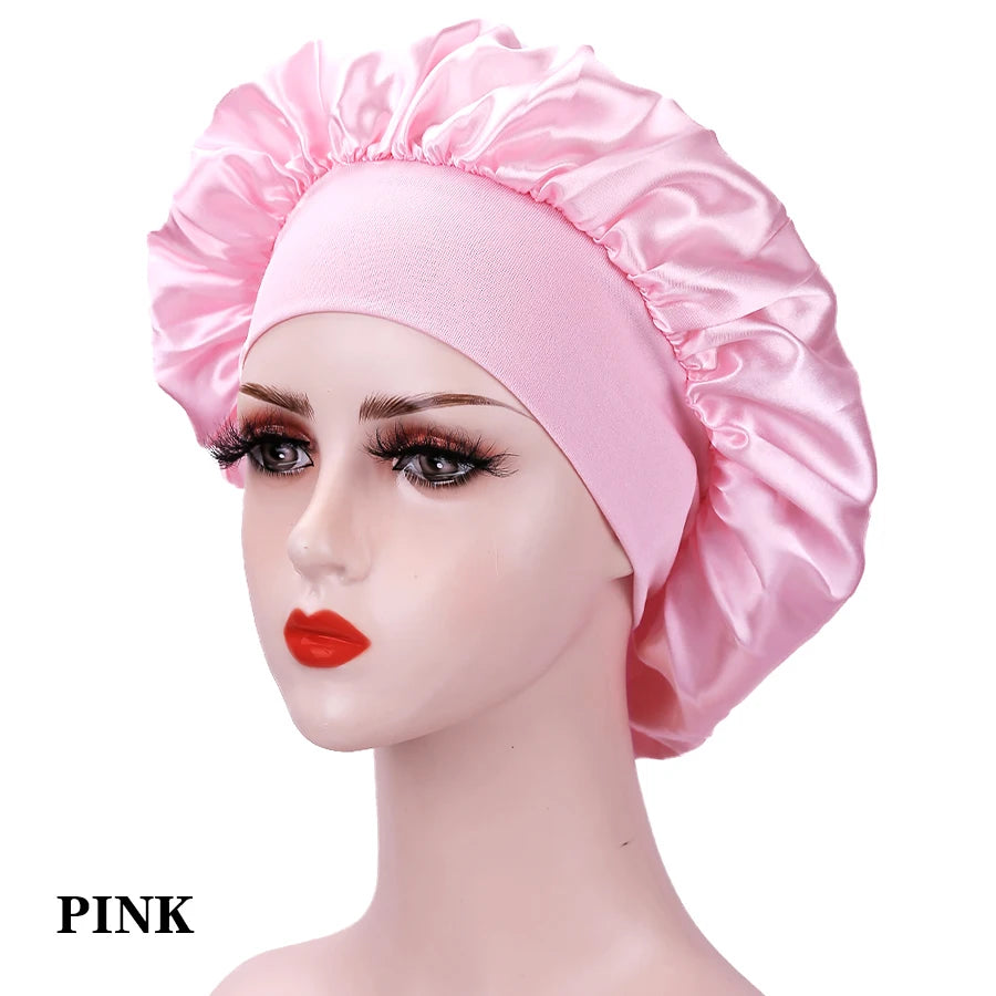 Bonnet de Nuit en Satin - Protection Cheveux