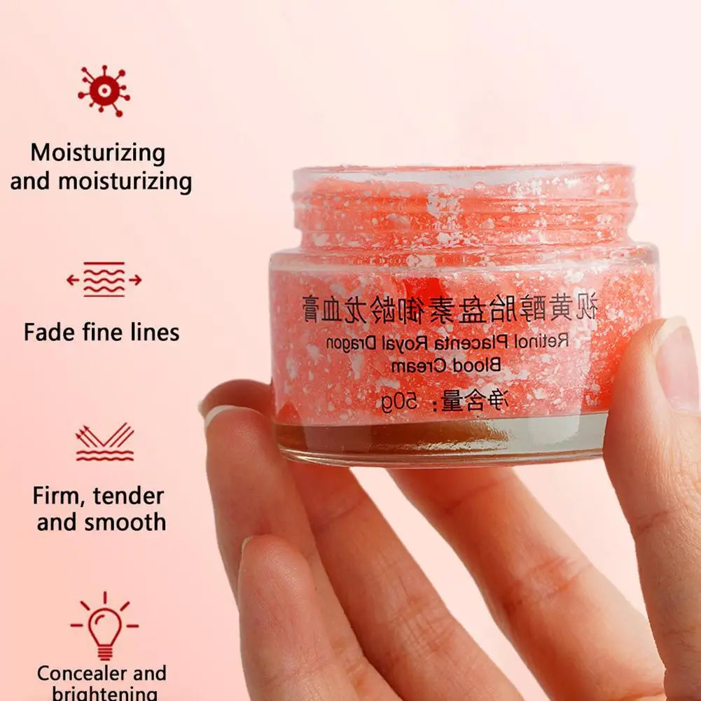 Retinol Placenta Royal Dragon Blood Cream Moisturizing Serum Firming Smoothing Skin Rejuvenation Ultra-Hydrating Face Cream skin