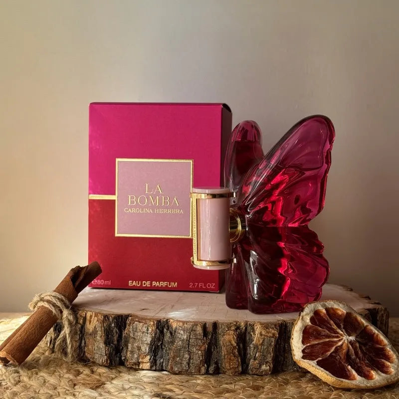 Carolina Herrera La Bomba Eau de Parfum Spray 80 ML Lasting Floral Oriental Pheromones Perfume Cologne 2.7 Oz Original Perfumes
