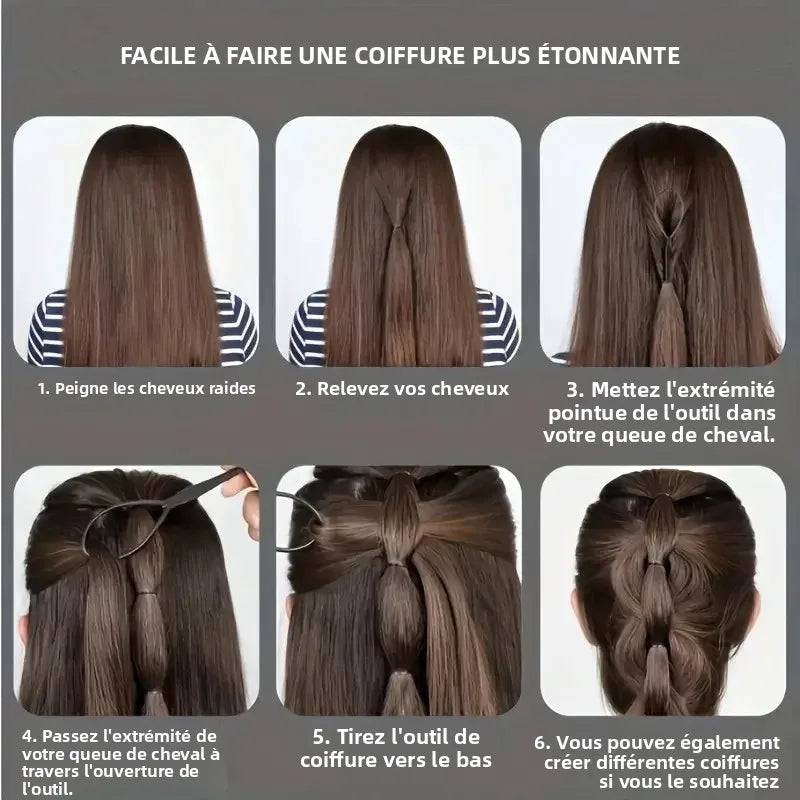 6pcs/Set Hair Brush Set Hairdressing Spray Bottle Hair Braiding Loop Rat Tail Comb Teasing Hair Brsuh Edge Control Hair Brush