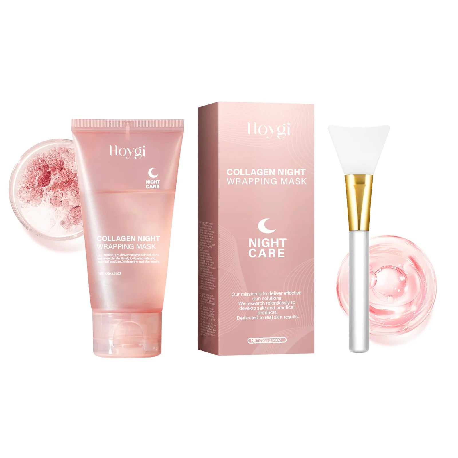 Masque Collagène Bio Peel-Off - Soin Anti-Rides Nuit