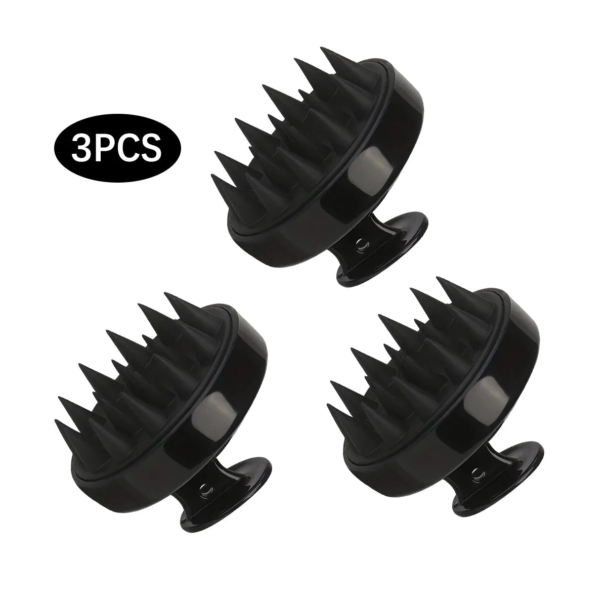 Silicone Shampoo Brush Head Scalp Massage Comb Hair Root Itching Clean The Scalp Thoroughly Body Massage Brush Bath Brush