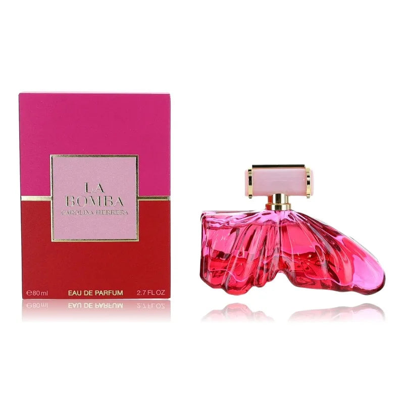 Carolina Herrera La Bomba Eau de Parfum Spray 80 ML Lasting Floral Oriental Pheromones Perfume Cologne 2.7 Oz Original Perfumes