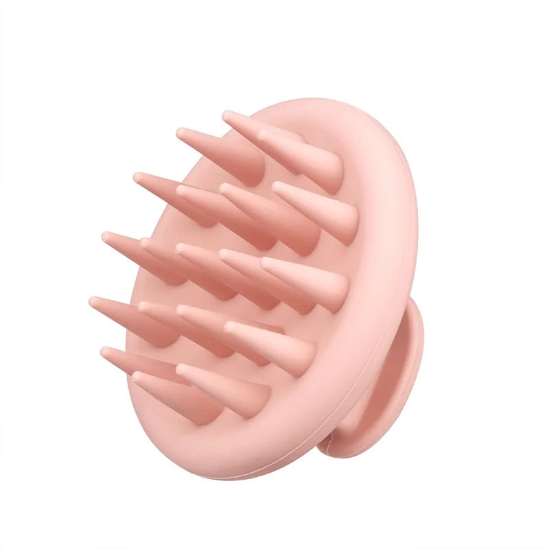 Silicone Shampoo Brush Head Scalp Massage Comb Hair Root Itching Clean The Scalp Thoroughly Body Massage Brush Bath Brush