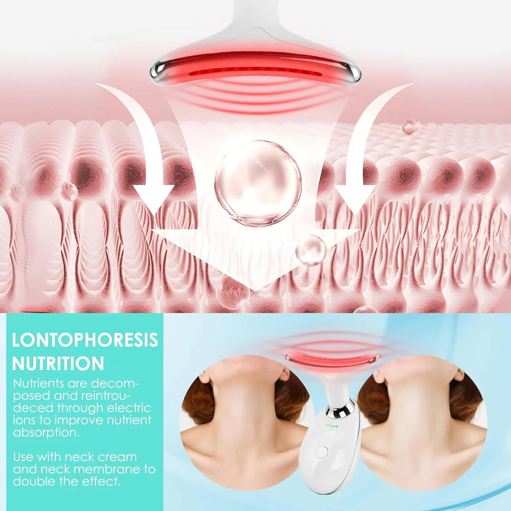 Masseur Facial LED 7 Couleurs - Appareil de Photothérapie