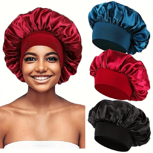 Bonnet de Nuit en Satin - Protection Cheveux