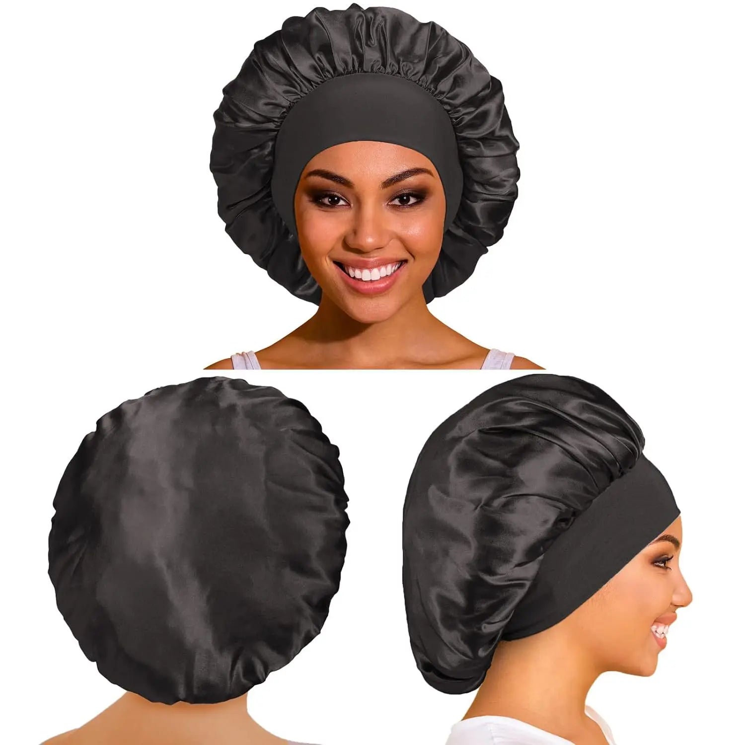 Bonnet de Nuit en Satin - Protection Cheveux